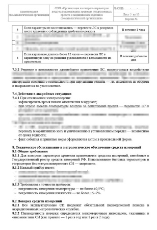 Полный комплект документов «Лекарственное обеспечение в стоматологии»
